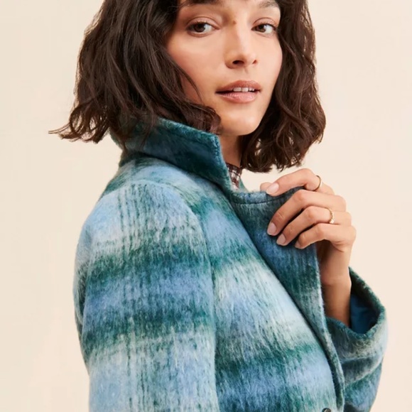 MINKPINK Sloan Plaid Coat size Small NWT - Picture 1 of 11